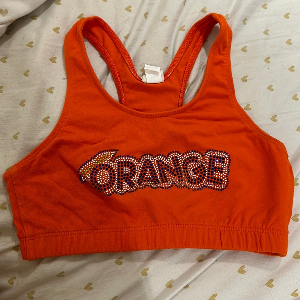 Stingray allstars Orange sports bra